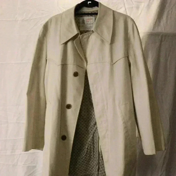 London Fog Rain/Maincoats, Londontown Corp, Cream/beige mens 40 reg vintage - Picture 1 of 10